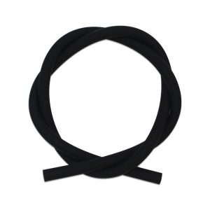 Matte Soft Touch Hookah Silicone Hose Black