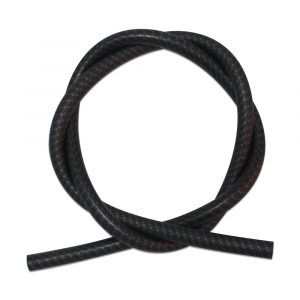 Carbon Black Hookah Silicone Hose With Patterns