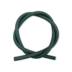 Carbon Green Hookah Silicone Hose With Patterns