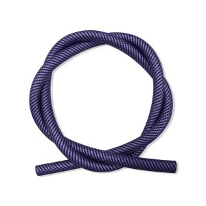 Carbon Purple Hookah Silicone Hose With Patterns