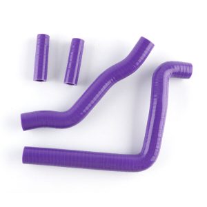 High Temperature Braided Silicone Rubber Hose Flexible Coolant Pipe Tube For Kawasaki KX250 05-07