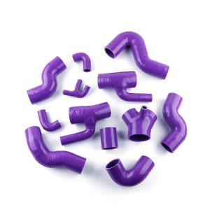 Auto Silicone Induction Intake Hose for Audi S4 RS4 Biturbo A6 B5 2.7T Bi-Turbo Black Tubing