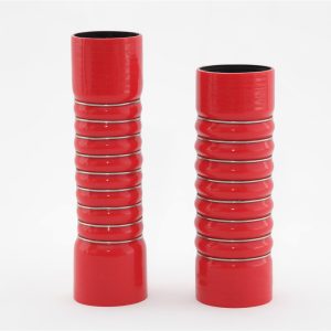 High Quality Excellent Performance Bellow Reinforced Hump Silicone Rubber Platinum Grade Hose Pipe Tube