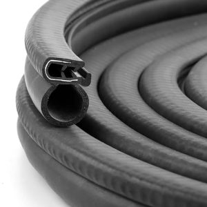 Car Door Rubber Seal Strip, 10 Feet Trim Seal Vertical Bulb Fits 1/16" Edge, Automotive Weather Stripping for Cars, Boats, RVs