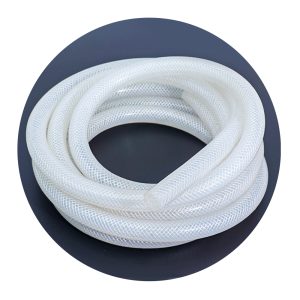 1/4" ID Transparent Durable Food Grade Braided Silicone Hose for Brewing Flexible Pressure Resistant High Temperature PASSIONHOSE