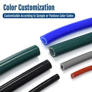 UL94 V0 Flame Retardant Braided Silicone Hose – Flexible High-Temperature Coolant Hose for Industrial & Automotive Applications