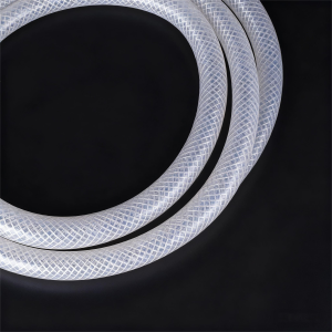 USP VI Platinum-Cured Braided Silicone Hose – High-Pressure, Ultra-Clean Reinforced Tubing for Medical Devices